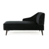 Semi Glider 1 Seater Velvet Chaise Lounge