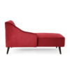 Semi Glider 1 Seater Velvet Chaise Lounge