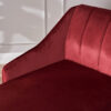 Semi Glider 1 Seater Velvet Chaise Lounge