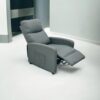 Savi Recliner ? Grey Chair Padded Seat Fabric For Living Room Club Chair Home Theater Seating