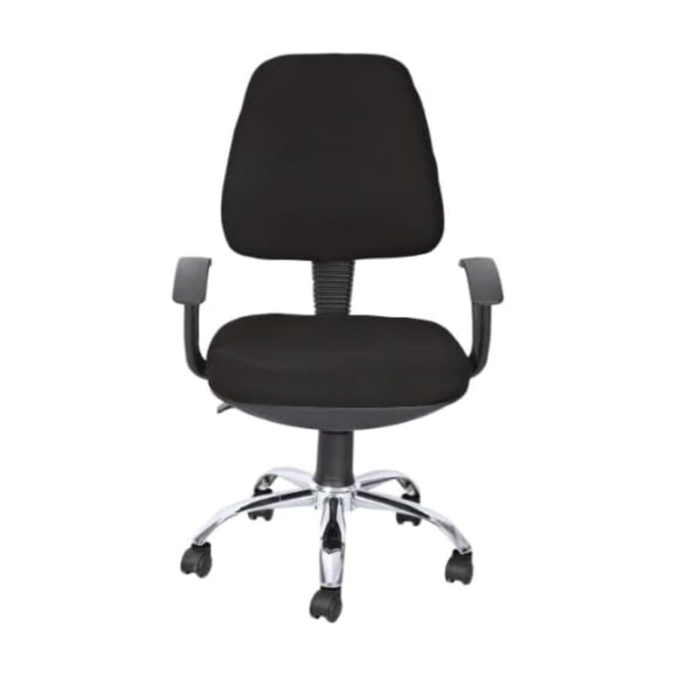 Ambra Mesh Executive Office Home Chair 360? Swivel Ergonomic Adjustable Height Lumbar Support BLACK