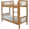 Apollo Wooden Bunk Bed – Light Oak/White