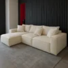 Odoq 3-Seater Boucle L-Shape Sofa