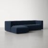 Dekalb 3-Seater L-Shape Sofa Blue