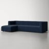 Dekalb 3-Seater L-Shape Sofa Blue