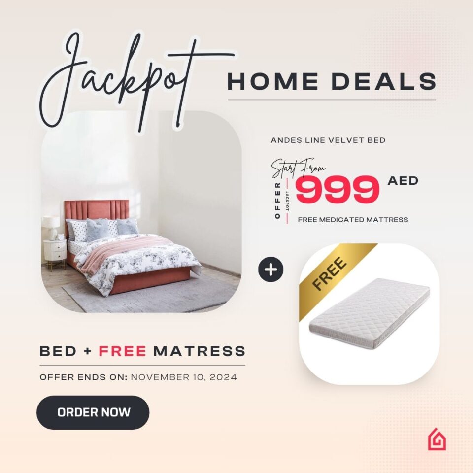 Unlock the Andes Line Velvet Bed Experience: Get a FREE Medical Mattress with Our Jackpot Home Deal!…