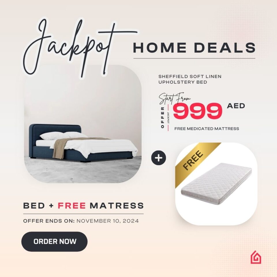 Unlock Sheffield Soft Linen Upholstery Bed Experience: Get a FREE Medical Mattress with Our Jackpot …