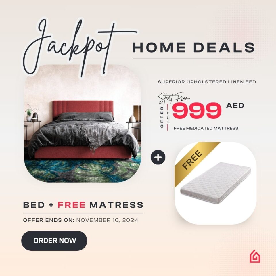 Unlock the Superior Upholstered Linen Bed Experience: Get a FREE Medical Mattress with Our Jackpot H…