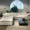 Cloud Sofa 4-Seater Fabric sofa– White