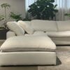 Cloud Sofa 4-Seater Fabric sofa– White