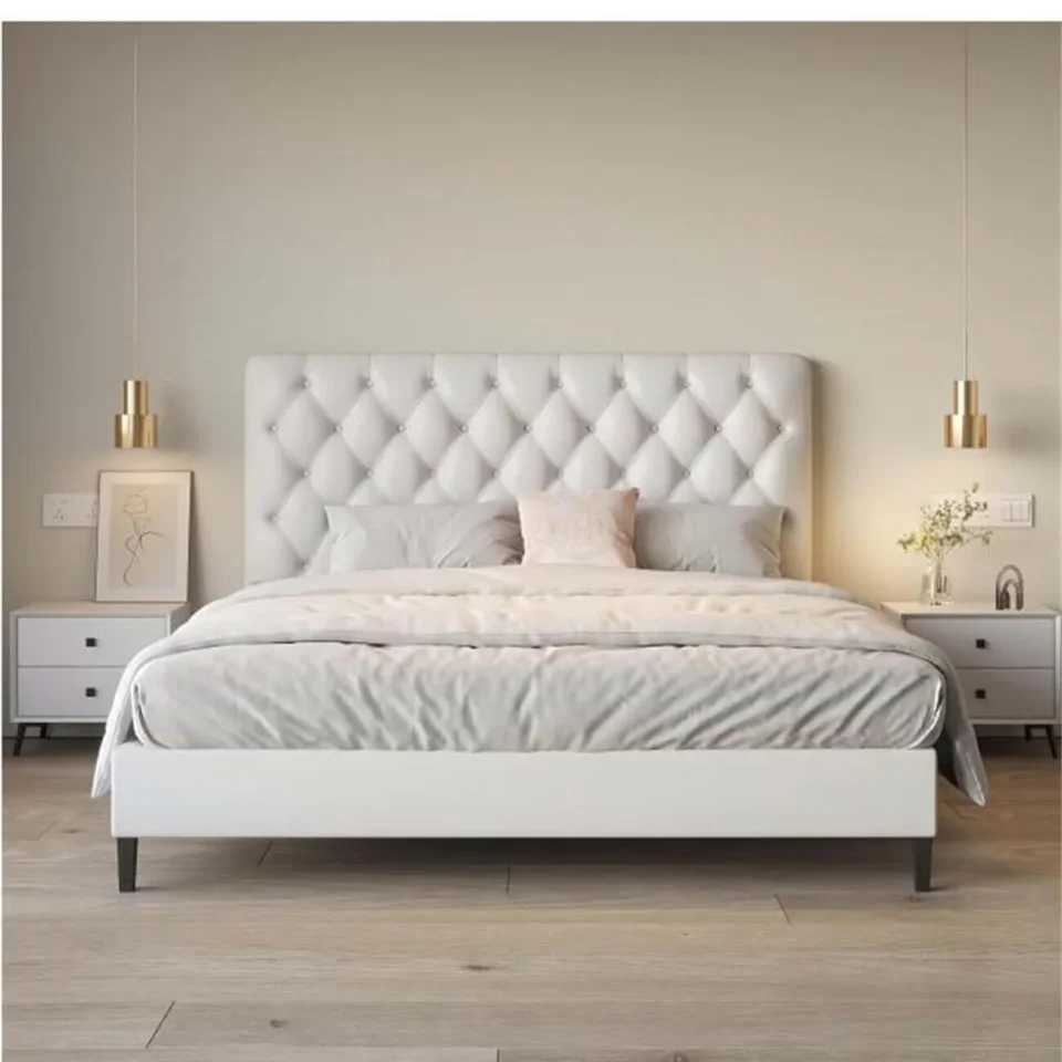 Lerlan Modern Headboard Bed Frame…