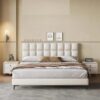 Amlax Luxury Modern Leather Wrap Bed Frame