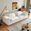 Cloud Sofa 2-Seater Fabric sofa– White.