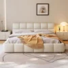 Baski Light Luxury Modern Bed Frame