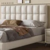 Amlax Luxury Modern Leather Wrap Bed Frame