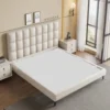 Amlax Luxury Modern Leather Wrap Bed Frame