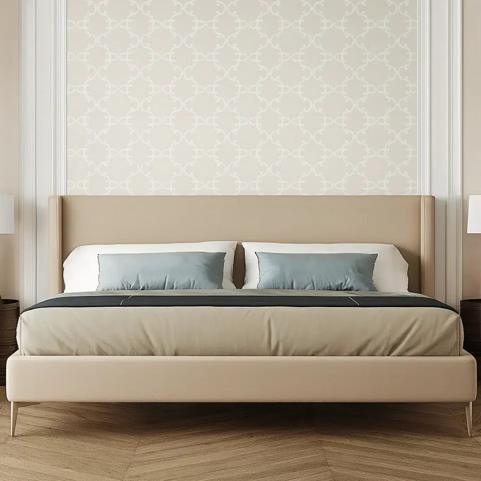 Kyiv Winged Panel Bed Frame