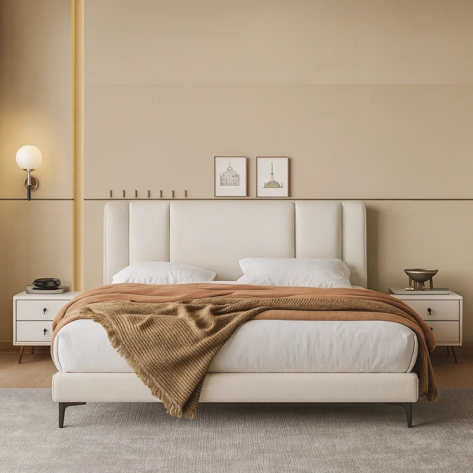 Lazi Leather Bed Frame