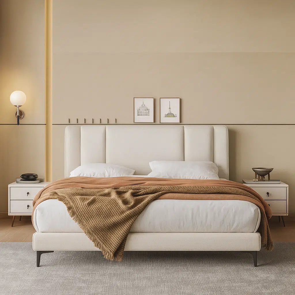 Lazi Leather Bed Frame