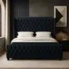 Mary Tufted Panel Bed Frame