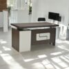 Luca Office Desk with Lockable Drawers and Keyboard Tray