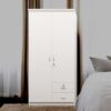 Titiya 2 Door Wooden Wardrobe