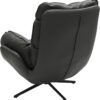 Rwaql Luxe leisure chair 1021- Dark Grey