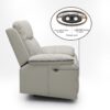 Rque Electric Single Seater Recliner sofa, Recliner Chair, Rocking sofa with footrest