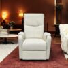 Savi Recliner Chair Padded Seat Fabric For Living Room Club Chair Home Theater Seating.