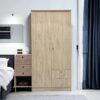 Titiya 2 Door Wooden Wardrobe