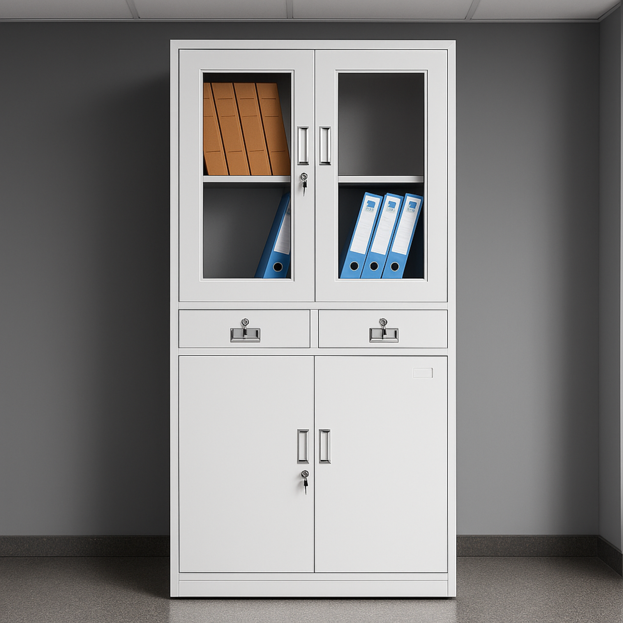 Radeo Two Doors Lockable Cabinet