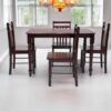 Dining Table Set 4 Seater Mahogany