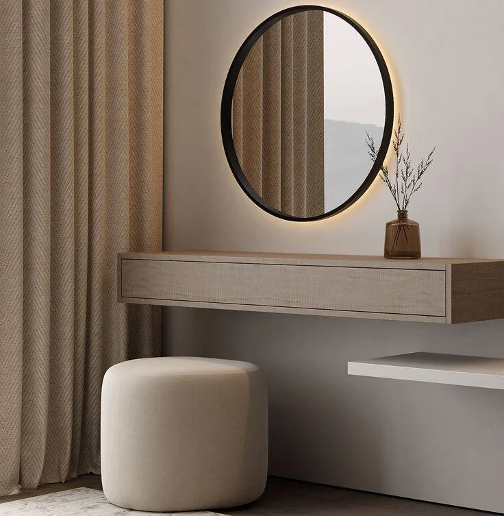 Cedar Modern Floating Vanity Set with LED Mirror…