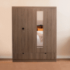 MirraCab Modern 4-Door Wardrobe