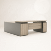 Girtia Executive L-Shape Office Desk – Modern Computer Workstation Table