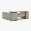 Girtia Executive L-Shape Office Desk – Modern Computer Workstation Table
