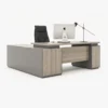 Girtia Executive L-Shape Office Desk – Modern Computer Workstation Table
