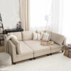 Karnak Bennett 3-Seater L-Shape Sofa Grey