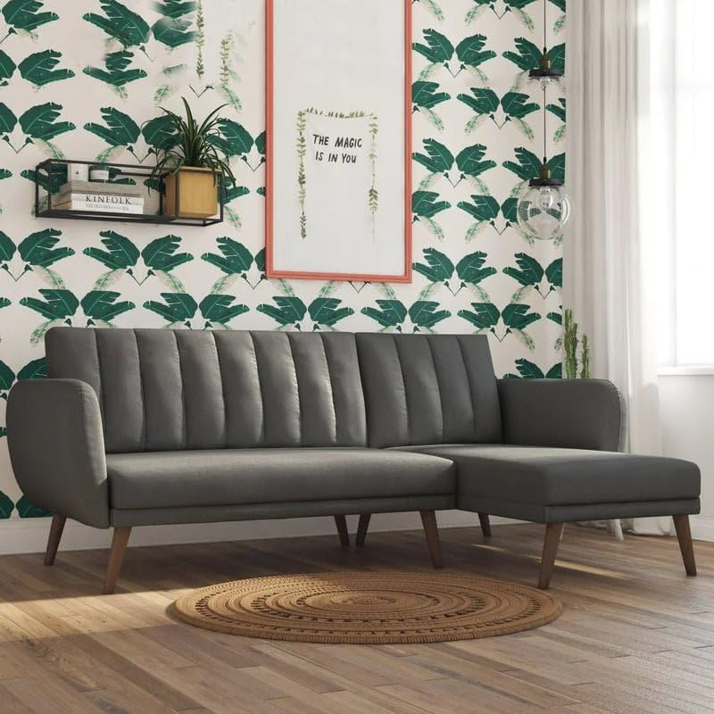 Karnak Serta 3-Seater L-Shape Sofa Grey