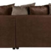 Karnak Winston 3 Seater L-Shape Velvet Sofa – Brown