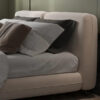 Karnak Naya Double Cushion Upholstered Bed Luxury Modern Bed Frame for Bedroom – Queen: 160 x 200cm