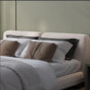 Karnak Naya Double Cushion Upholstered Bed Luxury Modern Bed Frame for Bedroom – Queen: 160 x 200cm