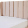Karnak Grace Upholstered Velvet Bed – Desert Sand, King: 180 x 200cm