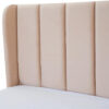Karnak Grace Upholstered Velvet Bed – Desert Sand, King: 180 x 200cm