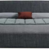 Karnak Malm Squared Upholstered Linen Bed – King: 180 x 200cm