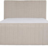 Karnak Elegant Upholstered Velvet Bed – Khaki, Twin: 120 x 200cm