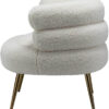 Karnak Virbius Barrel 1 Seater Fabric Sofa – White