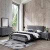 Karnak Farah Upholstered Bed Luxury Modern Bed Frame for Bedroom – Twin: 120 x 200cm