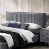 Karnak Farah Upholstered Bed Luxury Modern Bed Frame for Bedroom – Twin: 120 x 200cm
