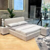Karnak Akhi Boucle Upholstered Bed Luxury Modern Bed Frame for Bedroom – King: 180 x 200cm